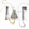 Wholesale Jewelry Copper 18K Gold Plated Geometric Ball Pendant Necklace For Women