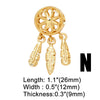 Wholesale Jewelry Copper 18K Gold Plated Geometric Love Tree Of Life Zircon Women's Bracelet