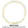Wholesale Jewelry Copper 18K Gold Plated Geometric Pattern Lobster Clasp Chain Necklace For Men
