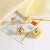 Wholesale Jewelry Copper 18K Gold Plated Insect Snail Animal Zodiac Ring