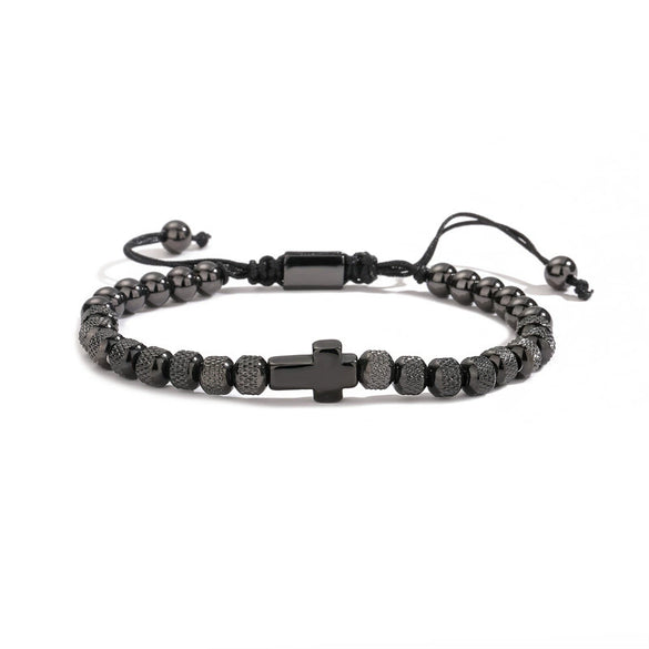 Wholesale Jewelry Copper Leopard Head Pineapple Beads Electroplated Unisex Bracelet