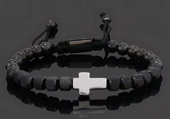 Wholesale Jewelry Copper Leopard Head Pineapple Beads Electroplated Unisex Bracelet