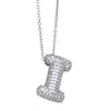 Wholesale Jewelry Copper Letter Necklace With Inlaid Zircon And Electroplating Design For Women On Ochain