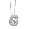 Wholesale Jewelry Copper Letter Necklace With Inlaid Zircon And Electroplating Design For Women On Ochain