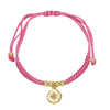 Wholesale Jewelry Copper Love Heart And Insect Shape Pendant Bracelet With Gold Plated Electroplating For Women