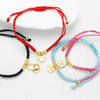 Wholesale Jewelry Copper Love Heart And Insect Shape Pendant Bracelet With Gold Plated Electroplating For Women