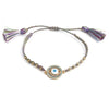 Wholesale Jewelry Copper Microinlaid Zircon Devil's Eye Handmade Bracelet Unisex