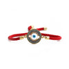 Wholesale Jewelry Copper Microinlaid Zircon Devil's Eye Handmade Bracelet Unisex