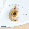 Wholesale Jewelry Copper Microinlaid Zircon Projection Pendant Necklace Light Luxury Highend With Electroplating Letters Numbers Text Pattern