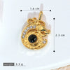 Wholesale Jewelry Copper Microinlaid Zircon Projection Pendant Necklace Light Luxury Highend With Electroplating Letters Numbers Text Pattern