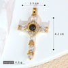 Wholesale Jewelry Copper Microinlaid Zircon Projection Pendant Necklace Light Luxury Highend With Electroplating Letters Numbers Text Pattern