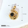 Wholesale Jewelry Copper Microinlaid Zircon Projection Pendant Necklace Light Luxury Highend With Electroplating Letters Numbers Text Pattern