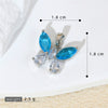 Wholesale Jewelry Copper Micropaved Animal Zodiac Butterfly Pendant Necklace And Earrings