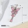 Wholesale Jewelry Copper Micropaved Cartoon Animal Zodiac Tassel Butterfly Pendant Necklace And Earrings Accessories