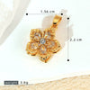 Wholesale Jewelry Copper Micropaved Flower And Leaf Shaped Zircon Pendant Necklace Bracelet Earrings Accessories