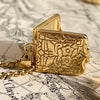 Wholesale Jewelry Copper Minimalist Geometric Heart Shape Electroplating Pendant Necklace With Twist Chain