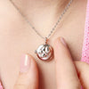 Wholesale Jewelry Copper Minimalist Geometric Heart Shape Electroplating Pendant Necklace With Twist Chain