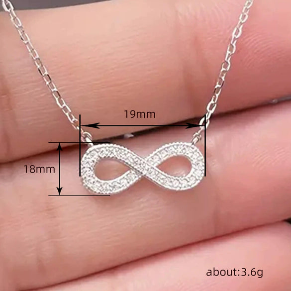 Wholesale Jewelry Copper Mixed Gemstone Setting Microinlaid Zircon Geometric Style O Word Chain Pendant Necklace For Women
