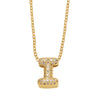Wholesale Jewelry Copper Necklace With Letters Numbers Text Pattern Electroplated