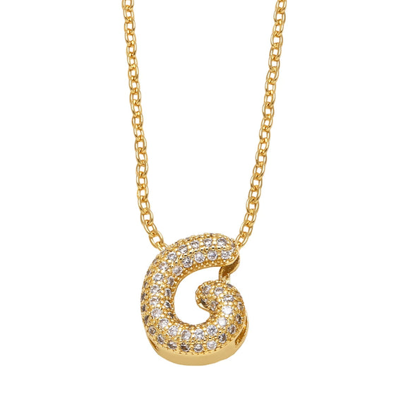 Wholesale Jewelry Copper Necklace With Letters Numbers Text Pattern Electroplated
