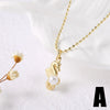Wholesale Jewelry Copper Ocean Style Animal Zodiac Pendant Necklace With Electroplating