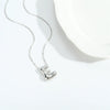 Wholesale Jewelry Copper Oshaped Chain Pendant Necklace With English Letters Pattern And Electroplating Process