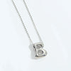 Wholesale Jewelry Copper Oshaped Chain Pendant Necklace With English Letters Pattern And Electroplating Process