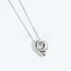 Wholesale Jewelry Copper Oshaped Chain Pendant Necklace With English Letters Pattern And Electroplating Process