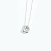 Wholesale Jewelry Copper Oshaped Chain Pendant Necklace With English Letters Pattern And Electroplating Process