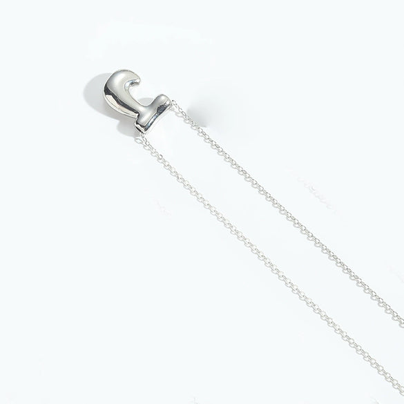 Wholesale Jewelry Copper Oshaped Chain Pendant Necklace With English Letters Pattern And Electroplating Process