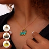 Wholesale Jewelry Copper Pendant 316L Stainless Steel Necklace With Geometric And Animal Pattern And Electroplating Treatment