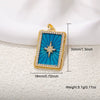 Wholesale Jewelry Copper Pendant With Rainbow Love Jade Cosmic Star And Heart Shape Zirconia Design