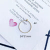 Wholesale Jewelry Copper Pendant With Simple Geometric Shapes Round Square Real Gold Plating Accessories