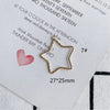 Wholesale Jewelry Copper Pendant With Simple Geometric Shapes Round Square Real Gold Plating Accessories