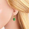 Wholesale Jewelry Copper Plated Gold Fruit Cherry Insect Pendant Earrings For Women With Electroplating