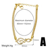Wholesale Jewelry Copper Plated Gold Love Bracelet With Heart And Flower Shapes