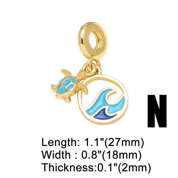 Wholesale Jewelry Copper Plated 18K Gold Animal Zodiac Pendant Bracelet For Women