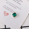 Wholesale Jewelry Copper Plated 18K Gold Double Hanging Diamond Crystal Glass Pendant Bracelet Necklace Earrings Accessories