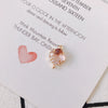 Wholesale Jewelry Copper Plated 18K Gold Double Hanging Diamond Crystal Glass Pendant Bracelet Necklace Earrings Accessories