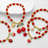 Wholesale Jewelry Copper Plated 18K Gold Fruit Beaded Bracelet For Women