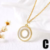 Wholesale Jewelry Copper Plated 18K Gold Geometric Key Pendant Necklace For Women