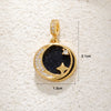 Wholesale Jewelry Copper Plated 18K Gold Star Shape Oil Drop Design Necklace Pendant Bracelet Earrings Keychain