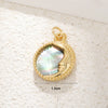 Wholesale Jewelry Copper Plated 18K Gold Star Shape Oil Drop Design Necklace Pendant Bracelet Earrings Keychain