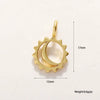 Wholesale Jewelry Copper Plated 18K Gold Star Shape Oil Drop Design Necklace Pendant Bracelet Earrings Keychain
