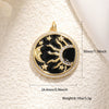 Wholesale Jewelry Copper Plated 18K Gold Star Shape Oil Drop Design Necklace Pendant Bracelet Earrings Keychain