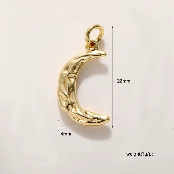 Wholesale Jewelry Copper Plated 18K Gold Star Shape Oil Drop Design Necklace Pendant Bracelet Earrings Keychain