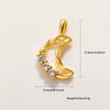 Wholesale Jewelry Copper Plated 18K Gold Star Shape Oil Drop Design Necklace Pendant Bracelet Earrings Keychain