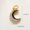 Wholesale Jewelry Copper Plated 18K Gold Star Shape Oil Drop Design Necklace Pendant Bracelet Earrings Keychain