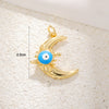 Wholesale Jewelry Copper Plated 18K Gold Star Shape Oil Drop Design Necklace Pendant Bracelet Earrings Keychain