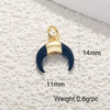 Wholesale Jewelry Copper Plated 18K Gold Star Shape Oil Drop Design Necklace Pendant Bracelet Earrings Keychain